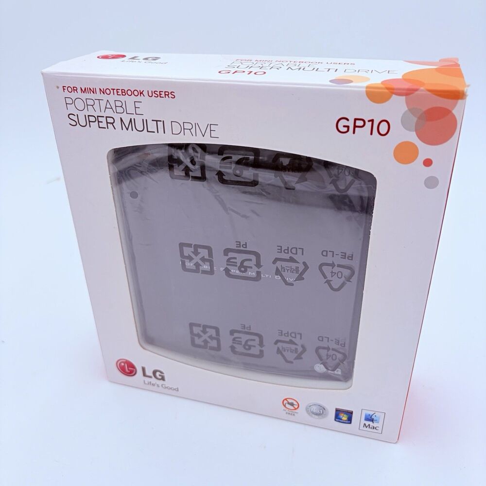 NEW LG GP10 Portable Super Multi Drive For Mini Notebook Users